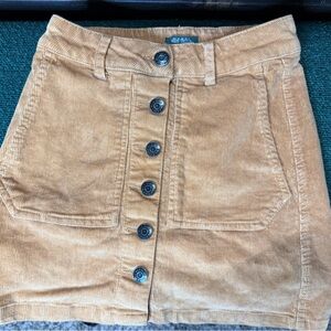 Wild Fable Tan Corduroy Skirt